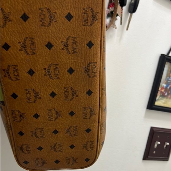 MCM Brown and Green Tote Bag - Picture 12 of 16